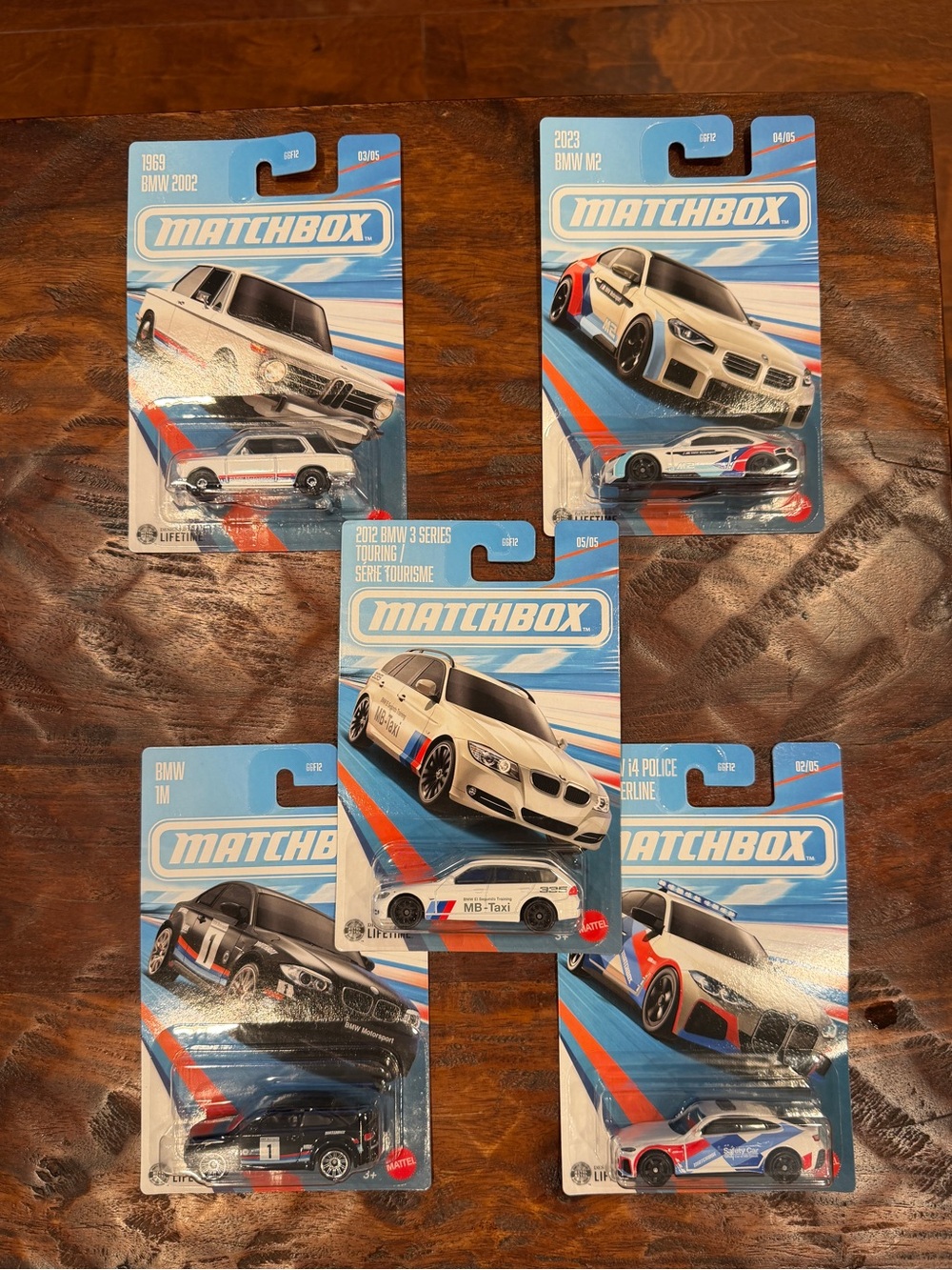 Matchbox BMW 2026 Five-Car Complete Set